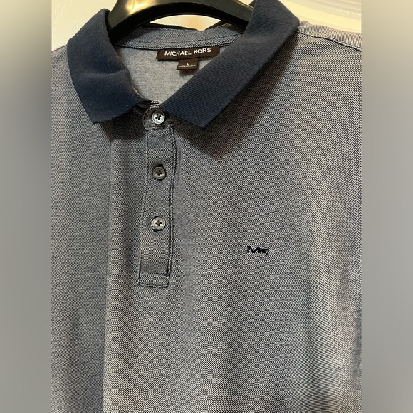Michael Kors Men Short Sleeve Polo Shirt : Size : Large but run Medium - Picture 4 of 8